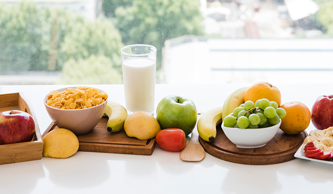 Gesunde Ernährung mit Yoga