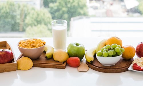Gesunde Ernährung mit Yoga